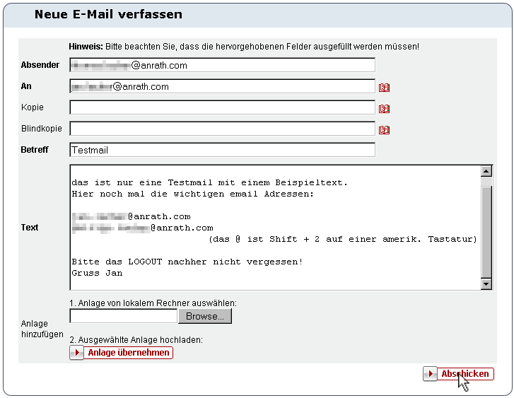 11 Webhosting Faq Wie Schreibe Ich Eine E Mail Im Webmailer